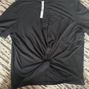 Lululemon short sleeve top with tie